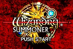Wizardry Summoner title screen