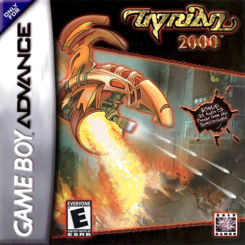 Tyrian 2000 cover art for Nintendo Game Boy Advance