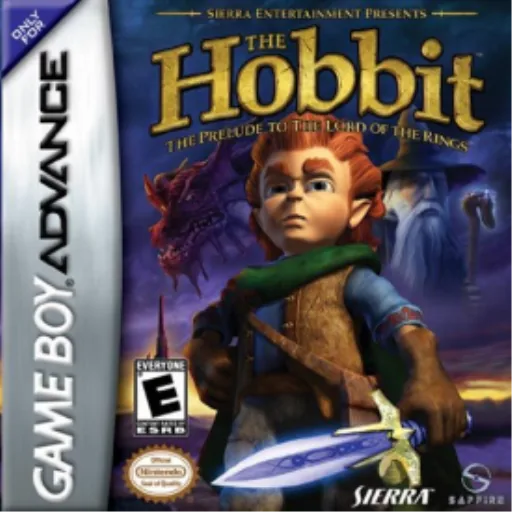 Hobbit, The - The Prelude to the Lord of the Rings cover art for Nintendo Game Boy Advance