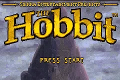 Hobbit, The - The Prelude to the Lord of the Rings title screen