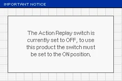 Action Replay MAX title screen