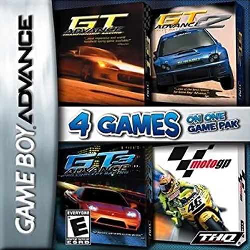 Backdrop artwork for 4 Games on One Game Pak (Racing)