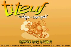 Titeuf - Mega Compet title screen