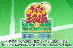Tennis no Ouji-sama - Aim at the Victory! title screen