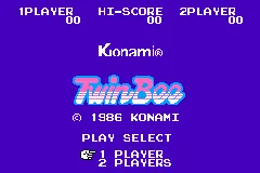 Famicom Mini 19 - Twin Bee title screen