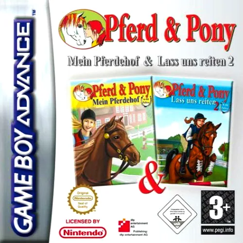 Pferd & Pony - Mein Pferdehof & Pferd and Pony - Lass Uns Reiten 2 cover art for Nintendo Game Boy Advance