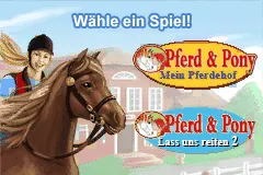 Pferd & Pony - Mein Pferdehof & Pferd and Pony - Lass Uns Reiten 2 title screen