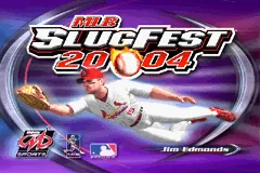 MLB SlugFest 2004 title screen