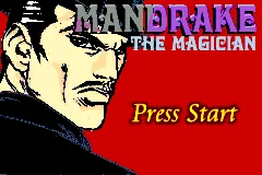 Mandrake the Magician title screen