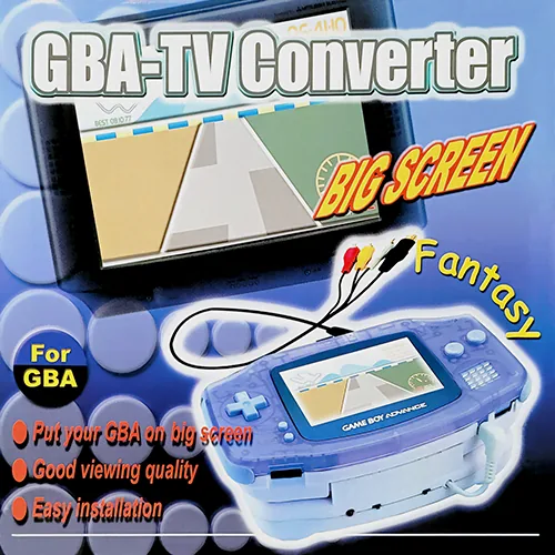 Backdrop artwork for GBA AV Adapter