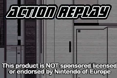 Action Replay title screen