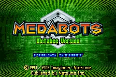 Medabots - Metabee title screen