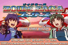 Zoids Saga - Fuzors title screen