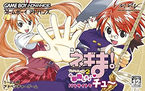Mahou Sensei Negima! - Private Lesson 2 - Ojamashimasuu Parasite de Chuu cover art for Nintendo Game Boy Advance