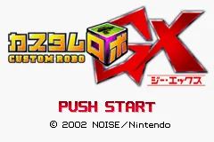 Custom Robo GX title screen
