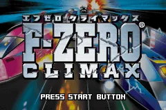 F-Zero - Climax title screen