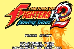 King of Fighters EX 2, The - Howling Blood title screen