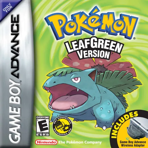 Backdrop artwork for Pokemon - LeafGreen Version