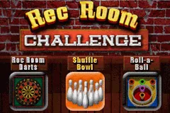 3 Games in One - Darts + Roll-a-Ball + Shuffle Bowl title screen
