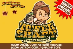 Aleck Bordon Adventure - Tower & Shaft Advance title screen