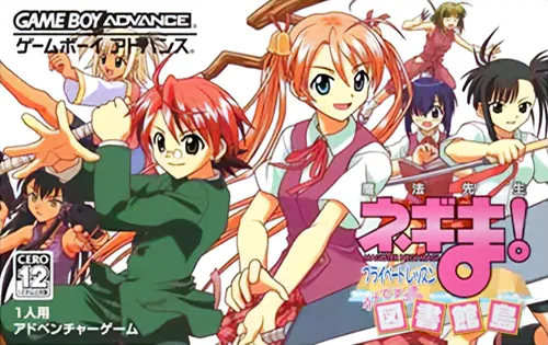 Mahou Sensei Negima! - Private Lesson - Damedesuu Toshokan-jima cover art for Nintendo Game Boy Advance
