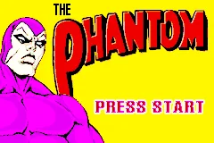 The Phantom title screen