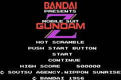 Famicom Mini - Kidou Senshi Z Gundam - Hot Scramble title screen