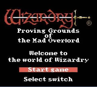 Wizardry I: Proving Grounds of the Mad Overlord screenshot