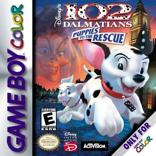 102 Dalmatians: Puppies to the Rescue box art