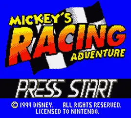 Mickey's Racing Adventure screenshot