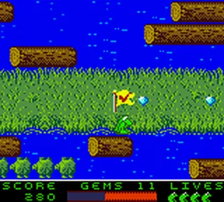 Backdrop artwork for Frogger 2: Swampy's Revenge