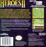 Heroes of Might and Magic II box back