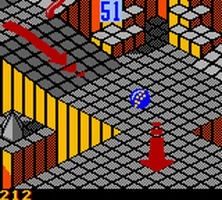 Backdrop artwork for Marble Madness