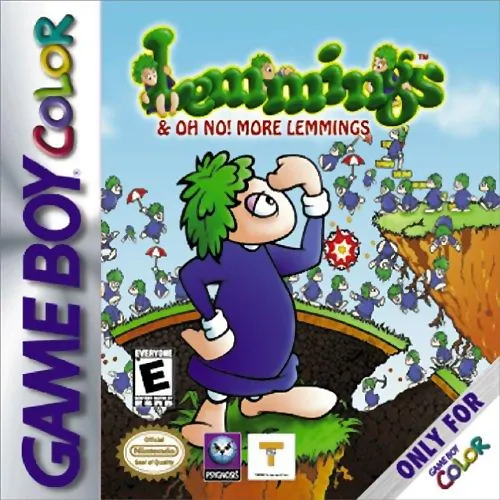 Lemmings & Oh No! More Lemmings box art