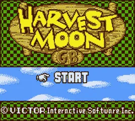Harvest Moon GBC screenshot