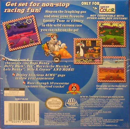Looney Tunes Racing box back
