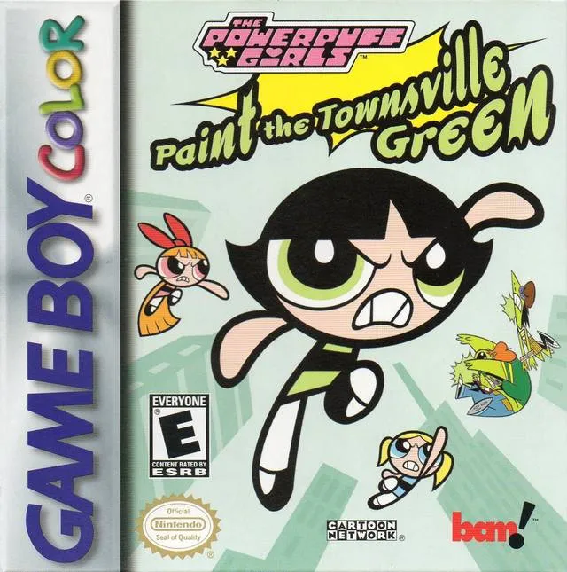 The Powerpuff Girls: Paint the Townsville Green box art