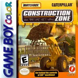 Matchbox Caterpillar Construction Zone box art