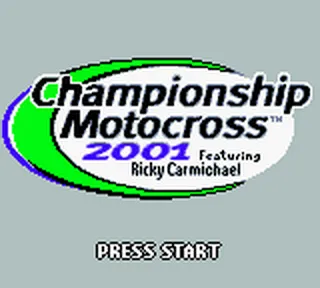 Championship Motocross 2001 Featuring Ricky Carmichael screenshot