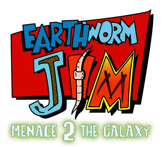 Earthworm Jim: Menace 2 the Galaxy logo