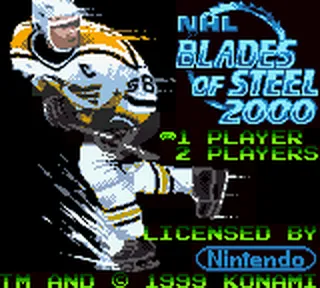 NHL Blades of Steel 2000 screenshot