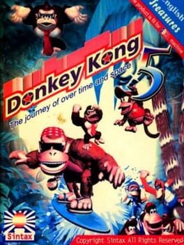 Donkey Kong 5 - The Journey of Over Time and Space cover art for Nintendo Game Boy Color