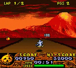Backdrop artwork for Halloween Racer