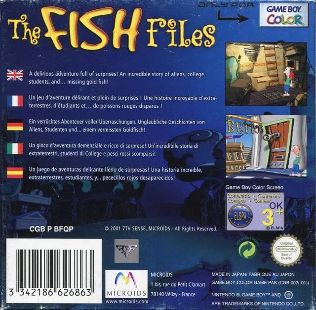 The Fish Files box back