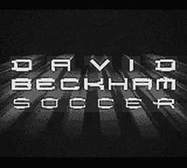 David Beckham Soccer screenshot