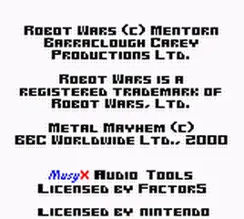 Robot Wars: Metal Mayhem screenshot