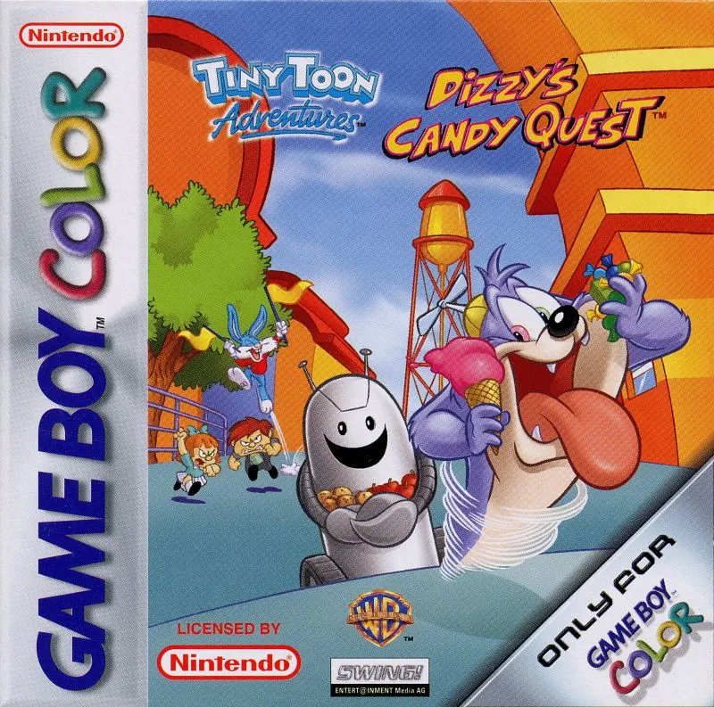 Tiny Toon Adventures: Dizzy's Candy Quest box art