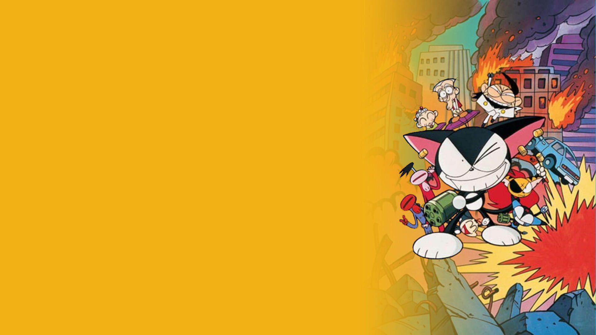 Backdrop artwork for Cyborg Kuro-chan - Devil Fukkatsu