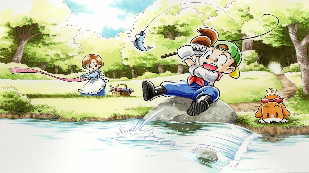 Backdrop artwork for Harvest Moon 2 GBC