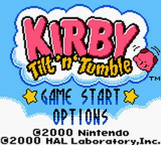Kirby Tilt 'n' Tumble screenshot
